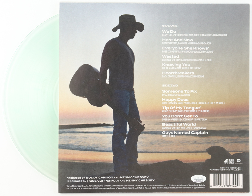 Kenny Chesney Signed "Here and Now" Vinyl Record Album (JSA) at PristineAuction.com Kenny Chesney Signed "Here and Now" Vinyl Record Album (JSA) at PristineAuction.com