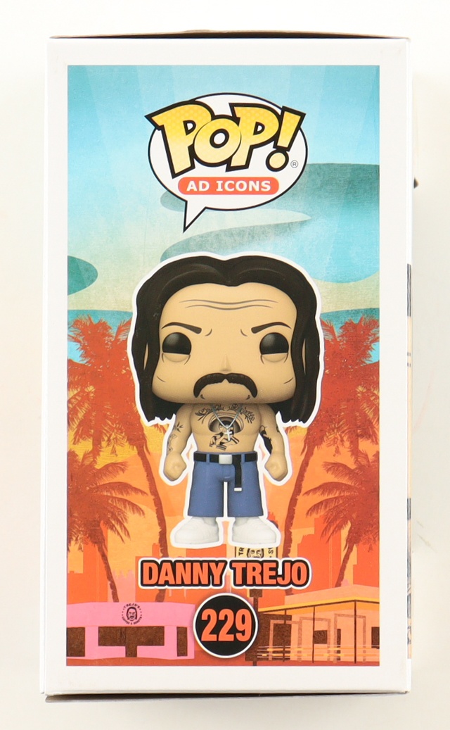 Danny Trejo Signed #229 Funko Pop! Vinyl Figure (Beckett) at PristineAuction.com Danny Trejo Signed #229 Funko Pop! Vinyl Figure (Beckett) at PristineAuction.com