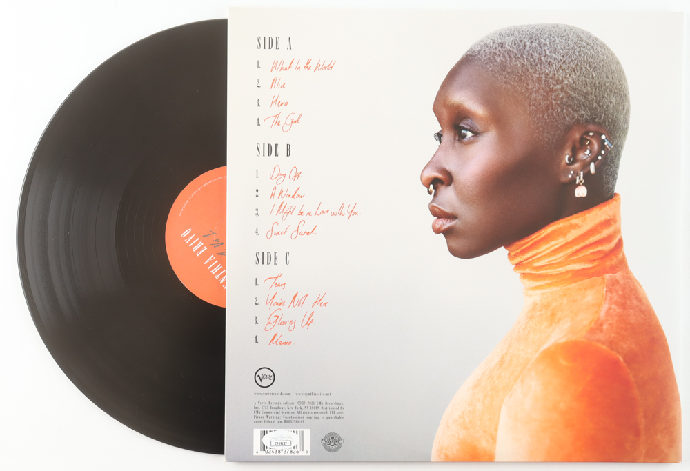 Cynthia Erivo Signed "Ch. 1 Vs. 1" Vinyl Record Album (JSA) at PristineAuction.com Cynthia Erivo Signed "Ch. 1 Vs. 1" Vinyl Record Album (JSA) at PristineAuction.com