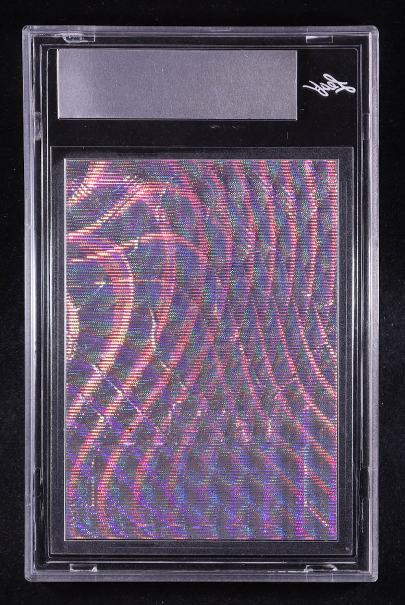 Joe Montana 2022 Leaf Metal Draft Autographed Pre-Production Proof Purple Wave #NNO #1/1 (Leaf) at PristineAuction.com Joe Montana 2022 Leaf Metal Draft Autographed Pre-Production Proof Purple Wave #NNO #1/1 (Leaf) at PristineAuction.com