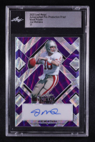 Joe Montana 2022 Leaf Metal Draft Autographed Pre-Production Proof Purple Wave #NNO #1/1 (Leaf) at PristineAuction.com