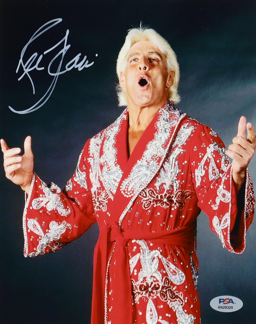 Ric Flair Signed WWE 8x10 Photo (PSA) at PristineAuction.com Ric Flair Signed WWE 8x10 Photo (PSA) at PristineAuction.com