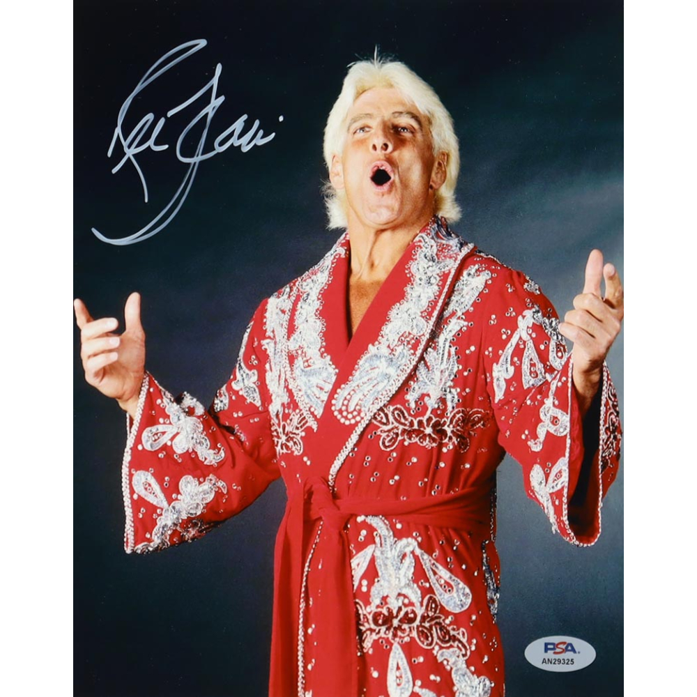 Ric Flair Signed WWE 8x10 Photo (PSA) at PristineAuction.com