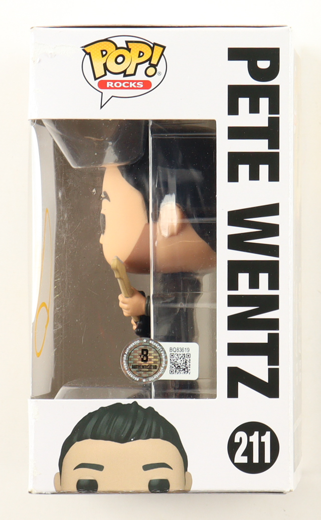 Pete Wentz Signed "Fall Out Boy" #211 Funko Pop! Vinyl Figure (Beckett) at PristineAuction.com Pete Wentz Signed "Fall Out Boy" #211 Funko Pop! Vinyl Figure (Beckett) at PristineAuction.com