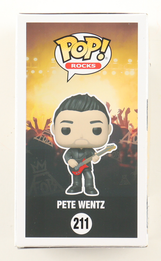 Pete Wentz Signed "Fall Out Boy" #211 Funko Pop! Vinyl Figure (Beckett) at PristineAuction.com Pete Wentz Signed "Fall Out Boy" #211 Funko Pop! Vinyl Figure (Beckett) at PristineAuction.com