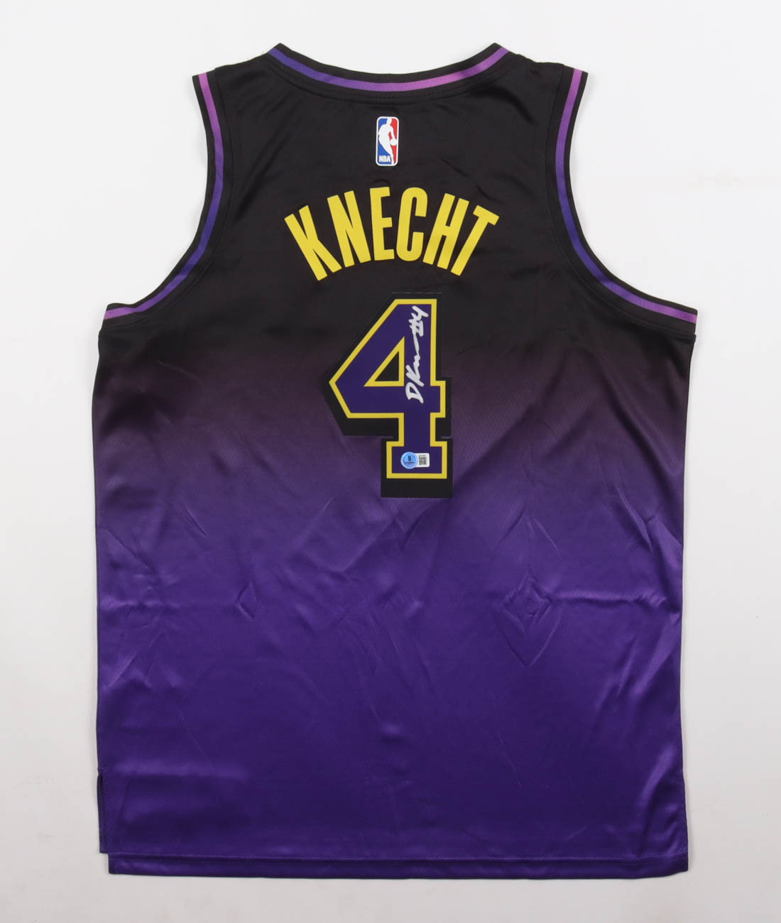 Dalton Knecht Signed Lakers Nike Authentic Jersey (Beckett) at PristineAuction.com Dalton Knecht Signed Lakers Nike Authentic Jersey (Beckett) at PristineAuction.com