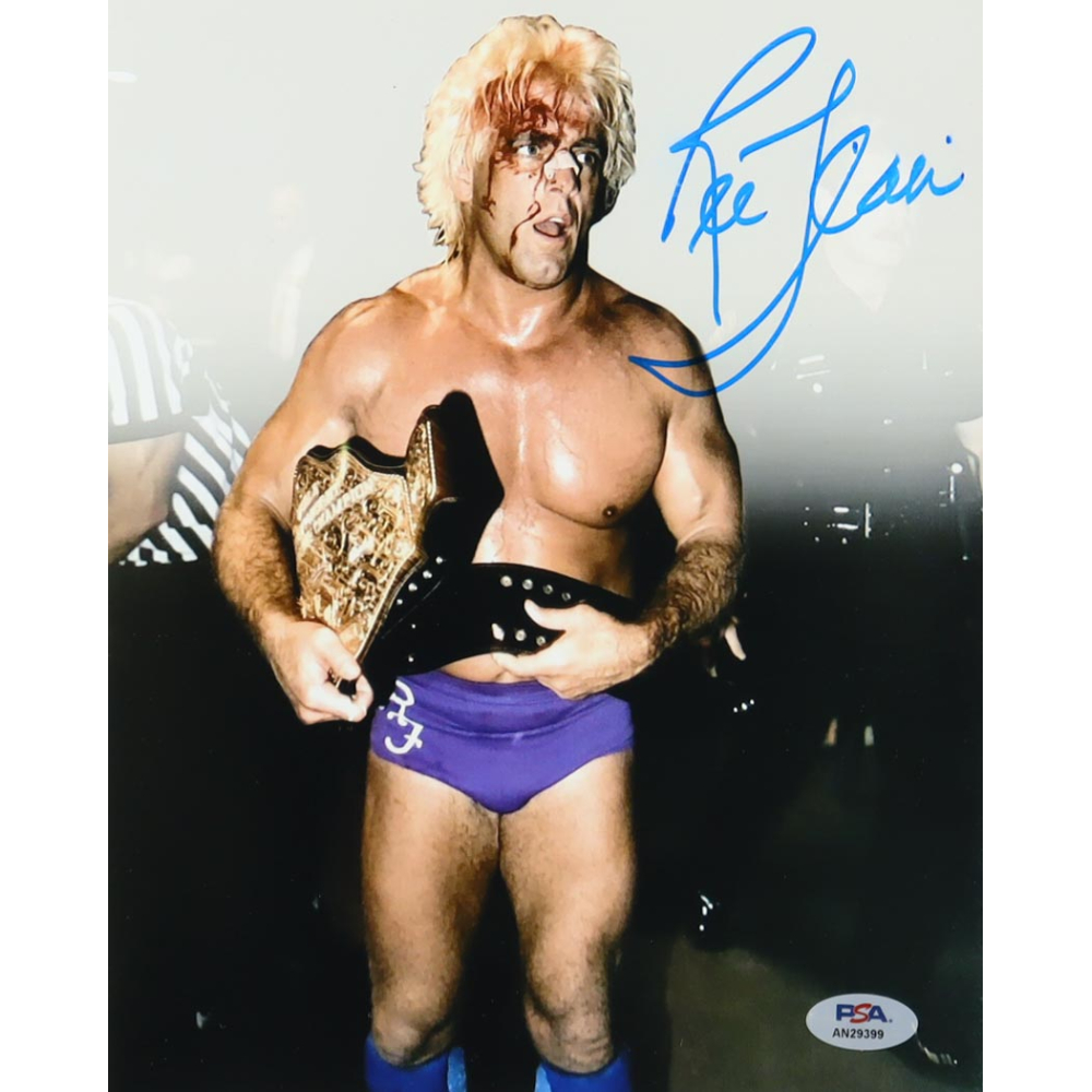 Ric Flair Signed WWE 8x10 Photo (PSA) at PristineAuction.com