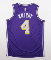 Dalton Knecht Signed Lakers Jordan Authentic Jersey (Beckett) at PristineAuction.com