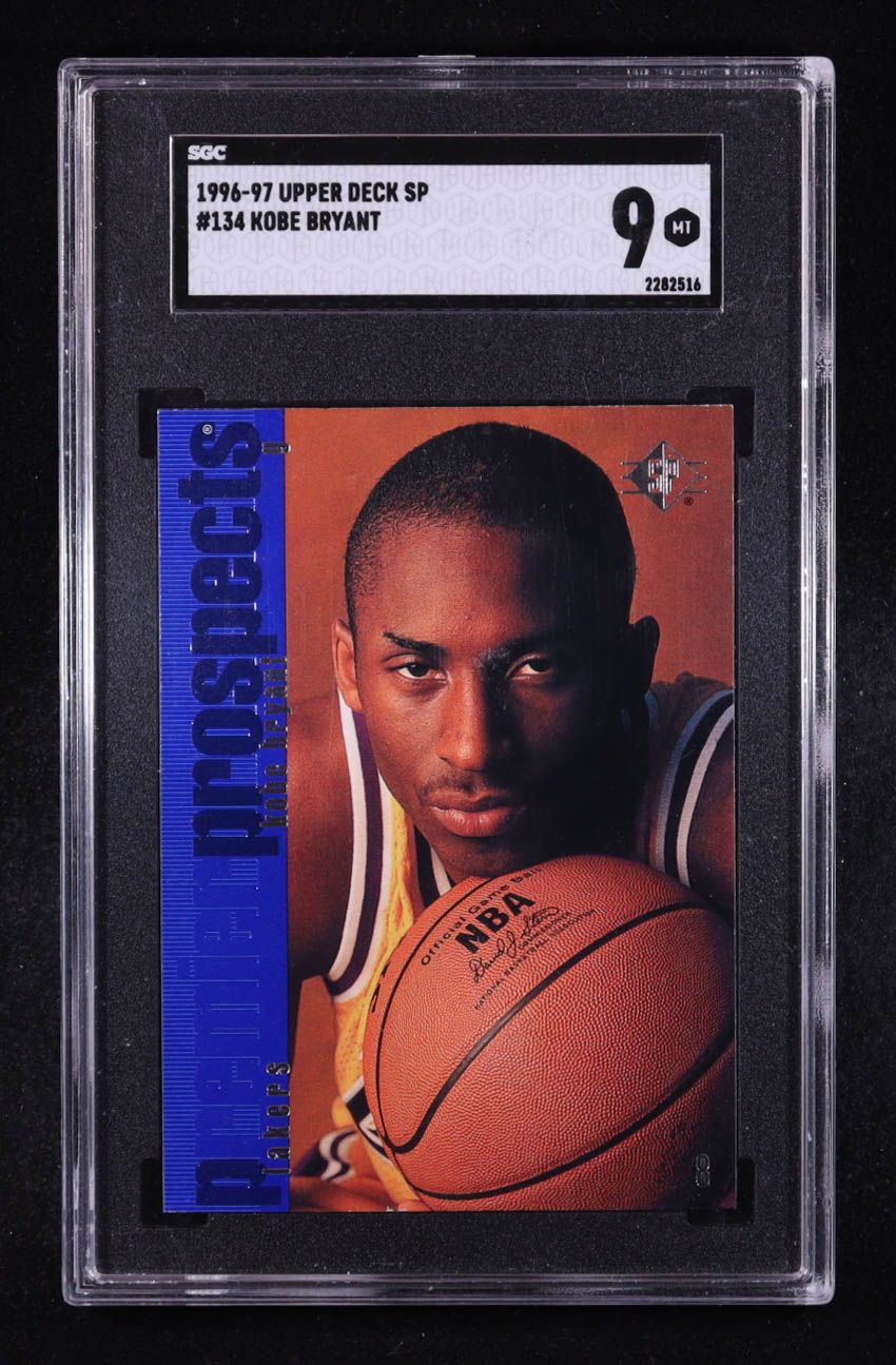 Kobe Bryant 1996-97 SP #134 RC (SGC 9) at PristineAuction.com Kobe Bryant 1996-97 SP #134 RC (SGC 9) at PristineAuction.com