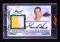 Gordie Howe 2020-21 Leaf Pearl Paragon Signatures Green Spectrum #PSGH1 #1/1 at PristineAuction.com