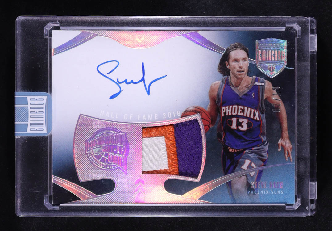 Steve Nash 2019-20 Panini Eminence HOF Patch Autographs #1 #02/10 at PristineAuction.com Steve Nash 2019-20 Panini Eminence HOF Patch Autographs #1 #02/10 at PristineAuction.com