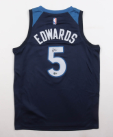 Anthony Edwards Signed Timberwolves Nike Authentic Jersey (Beckett) at PristineAuction.com