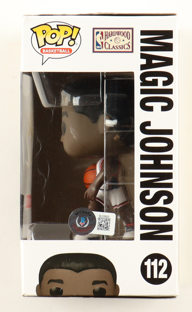 Magic Johnson Signed USA Basketball #112 Funko Pop! Vinyl Figure (Beckett) at PristineAuction.com Magic Johnson Signed USA Basketball #112 Funko Pop! Vinyl Figure (Beckett) at PristineAuction.com