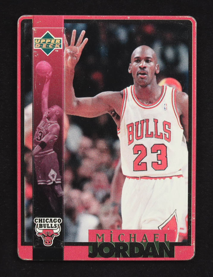 Michael Jordan 1996 Upper Deck Jordan Metal Red #3 at PristineAuction.com Michael Jordan 1996 Upper Deck Jordan Metal Red #3 at PristineAuction.com