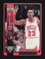 Michael Jordan 1996 Upper Deck Jordan Metal Red #3 at PristineAuction.com