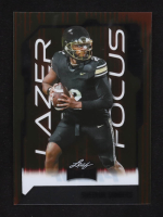 Shedeur Sanders 2024 Leaf Metal Lazer Focus Pre-Production Proof Clear Red RC #1/1 at PristineAuction.com
