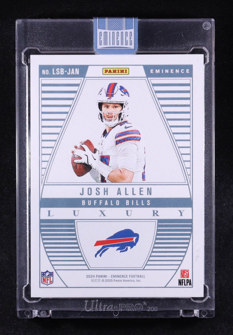 Josh Allen 2024 Panini Eminence Luxury Silver Bar #2 #01/10 at PristineAuction.com Josh Allen 2024 Panini Eminence Luxury Silver Bar #2 #01/10 at PristineAuction.com