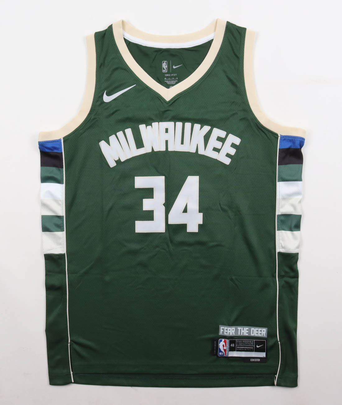 Giannis Antetokounmpo Signed Bucks Nike Authentic Jersey (Beckett) at PristineAuction.com Giannis Antetokounmpo Signed Bucks Nike Authentic Jersey (Beckett) at PristineAuction.com