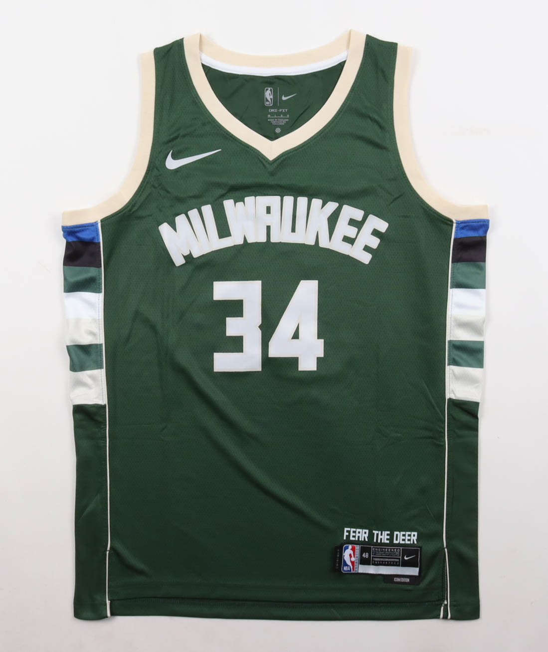 Giannis Antetokounmpo Signed Bucks Nike Authentic Jersey (Beckett) at PristineAuction.com Giannis Antetokounmpo Signed Bucks Nike Authentic Jersey (Beckett) at PristineAuction.com