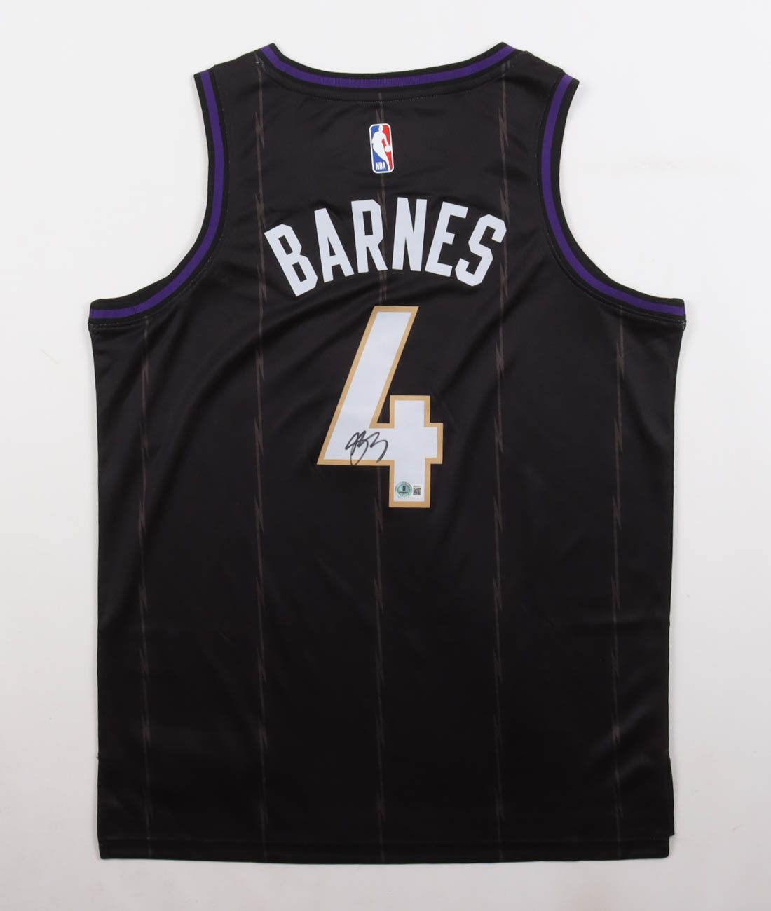 Scottie Barnes Signed Raptors Nike Authentic Jersey (Beckett) at PristineAuction.com Scottie Barnes Signed Raptors Nike Authentic Jersey (Beckett) at PristineAuction.com