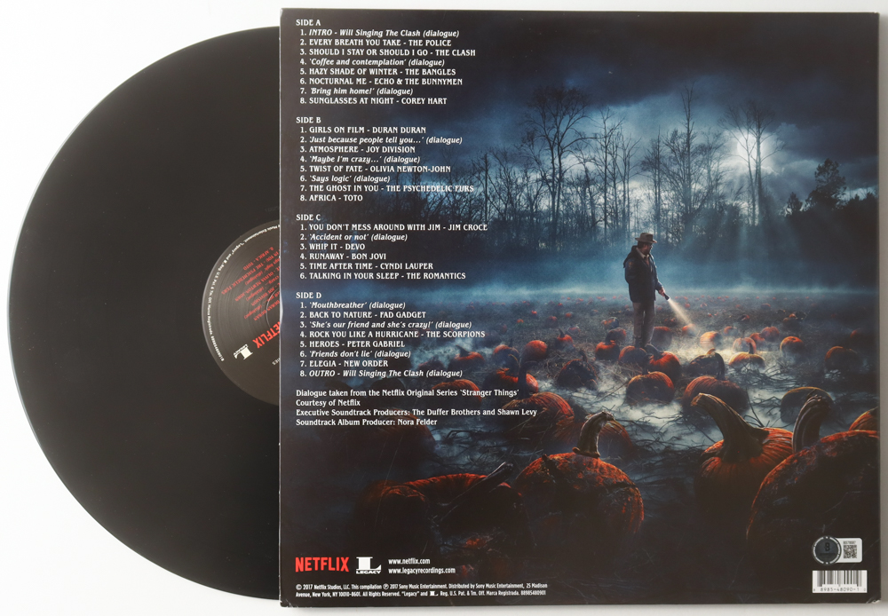 Gaten Matarazzo Signed "Stranger Things" Soundtrack Vinyl Album Inscribed "Dustin" (Beckett) at PristineAuction.com Gaten Matarazzo Signed "Stranger Things" Soundtrack Vinyl Album Inscribed "Dustin" (Beckett) at PristineAuction.com