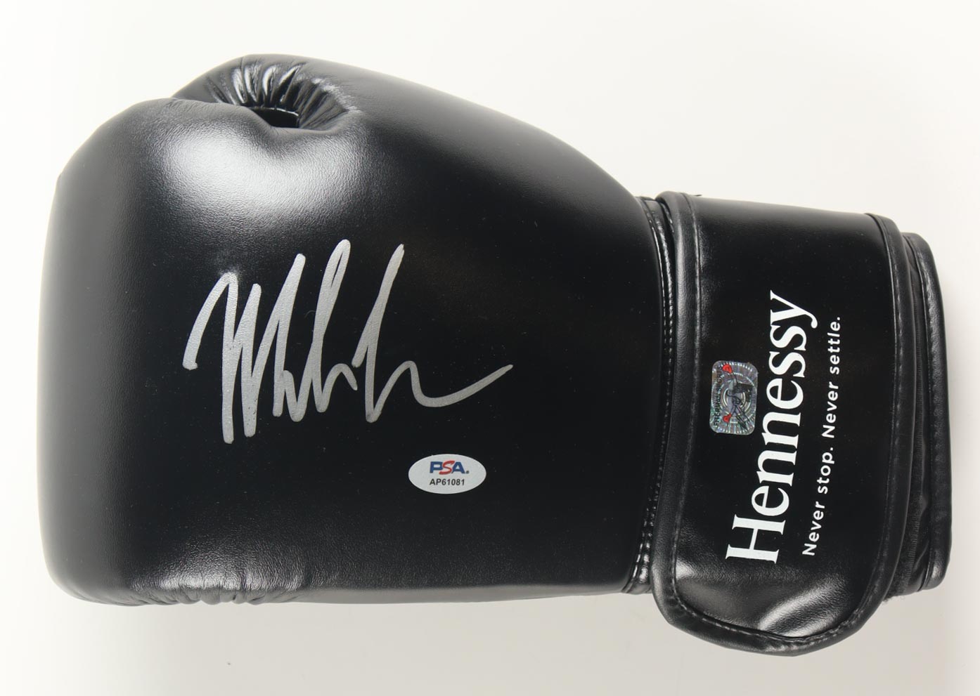 Mike Tyson Signed Hennessy Model Boxing Glove with Display Case (PSA & Tyson) at PristineAuction.com Mike Tyson Signed Hennessy Model Boxing Glove with Display Case (PSA & Tyson) at PristineAuction.com
