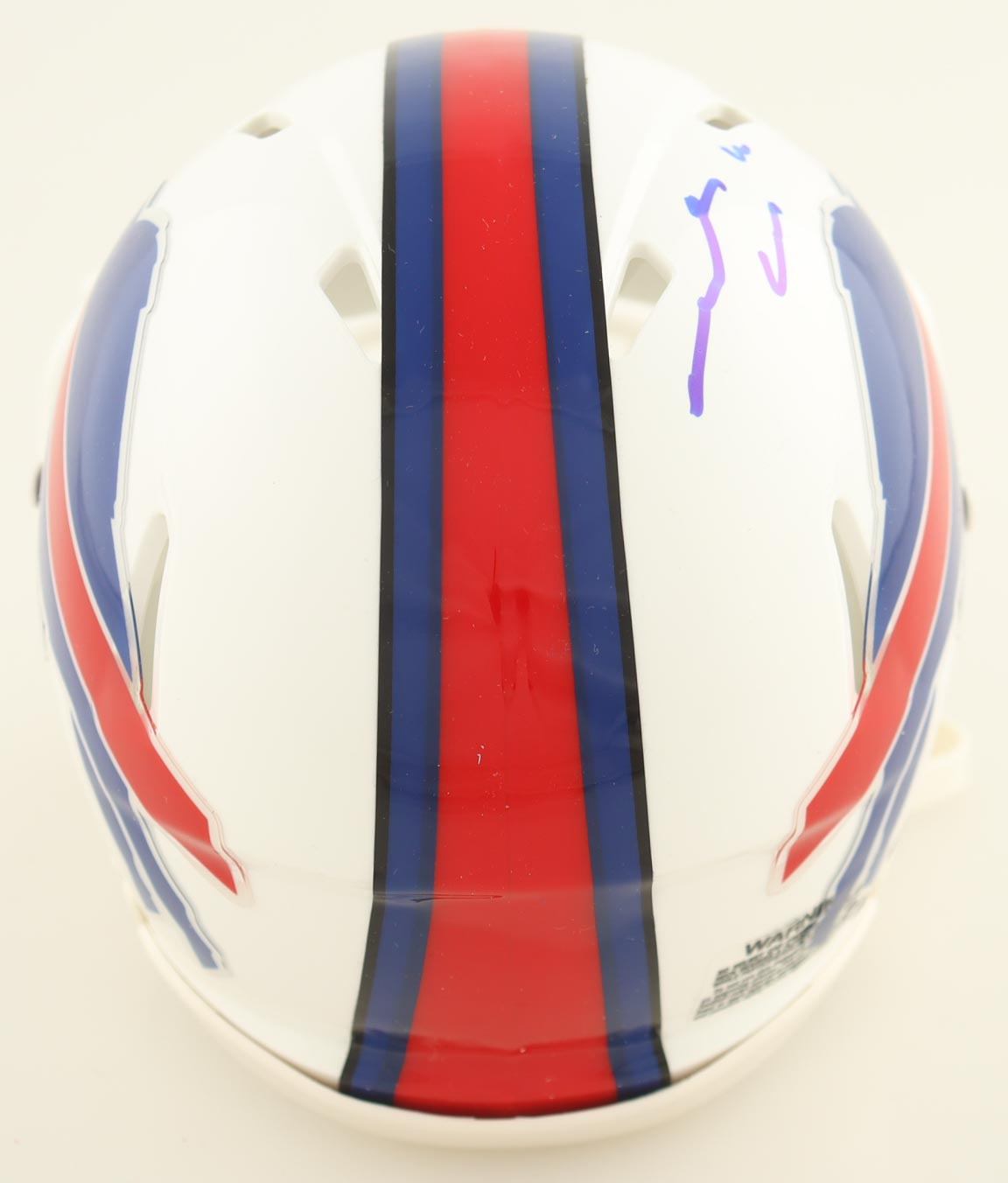 James Cook Signed Bills Speed Mini Helmet (Beckett) at PristineAuction.com James Cook Signed Bills Speed Mini Helmet (Beckett) at PristineAuction.com