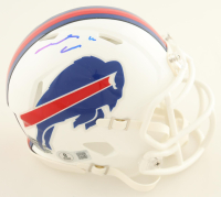 James Cook Signed Bills Speed Mini Helmet (Beckett) at PristineAuction.com