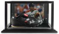 Nolan Ryan Signed Vintage Leather Baseball Cleat With Display Case (PSA) at PristineAuction.com