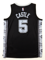 Stephon Castle Signed Spurs Jordan Authentic Jersey (Beckett) at PristineAuction.com