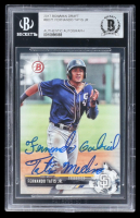 Fernando Tatis Jr. Signed 2017 Bowman Draft Card #BD71 RC (BGS) at PristineAuction.com