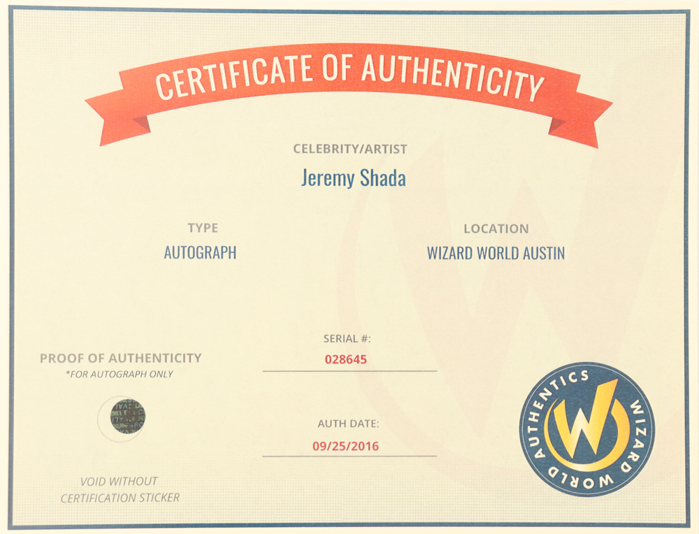 Jeremy Shada Signed "Adventure Time" 8x10 Photo Inscribed "Finn" (Wizard World) at PristineAuction.com Jeremy Shada Signed "Adventure Time" 8x10 Photo Inscribed "Finn" (Wizard World) at PristineAuction.com