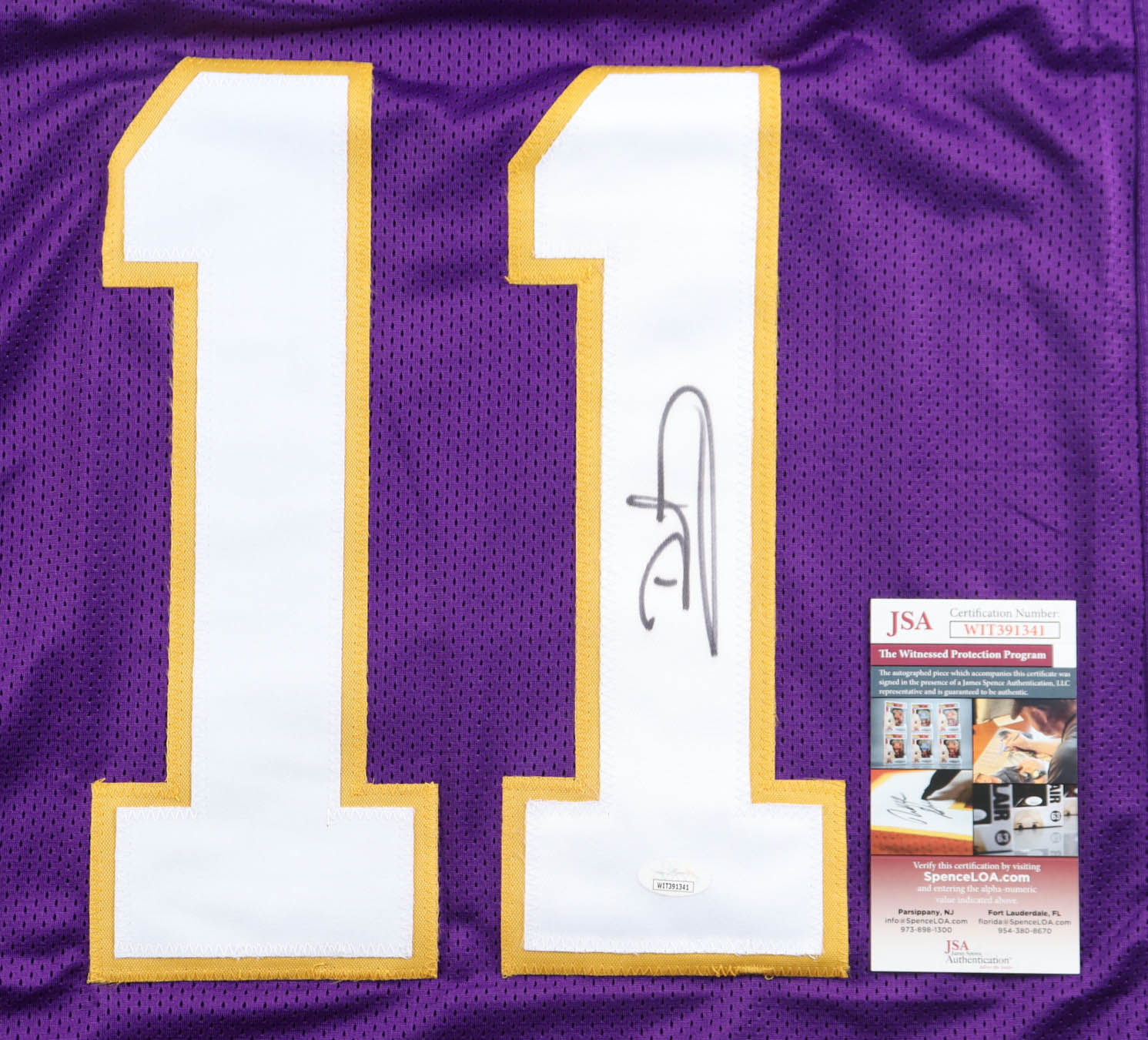 Daunte Culpepper Signed Jersey (JSA) at PristineAuction.com Daunte Culpepper Signed Jersey (JSA) at PristineAuction.com