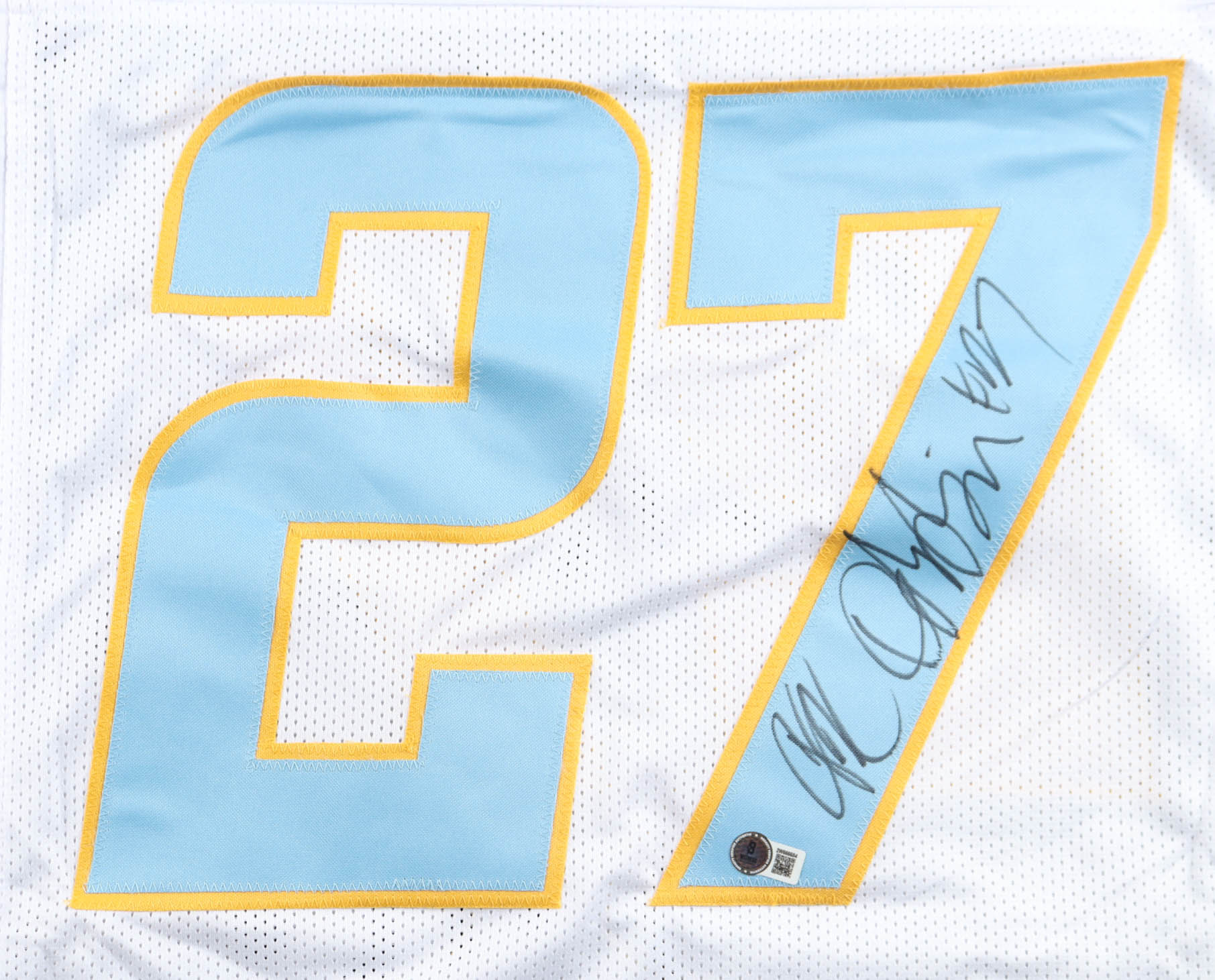 J. K. Dobbins Signed Jersey (Beckett) at PristineAuction.com J. K. Dobbins Signed Jersey (Beckett) at PristineAuction.com