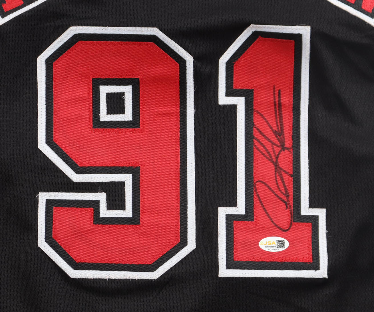 Dennis Rodman Signed Jersey (JSA) at PristineAuction.com Dennis Rodman Signed Jersey (JSA) at PristineAuction.com