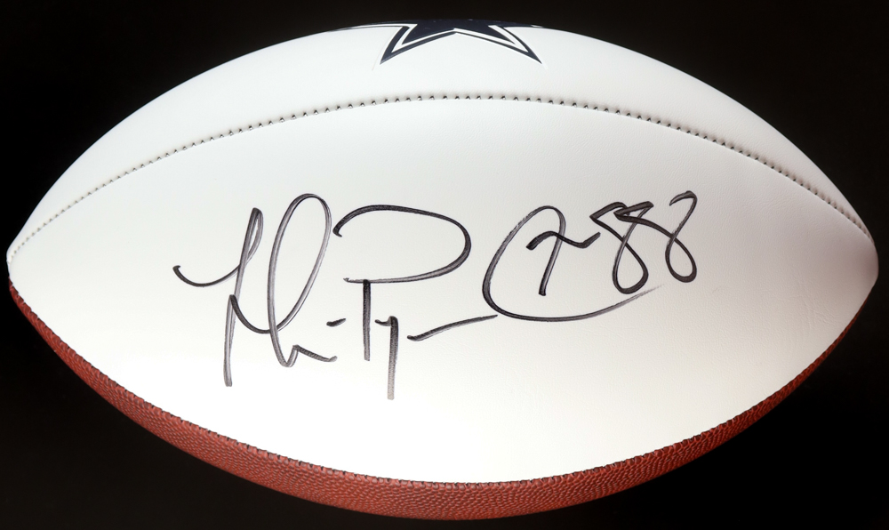 Michael Irvin Signed Cowboys Logo Football (GTSM) at PristineAuction.com Michael Irvin Signed Cowboys Logo Football (GTSM) at PristineAuction.com
