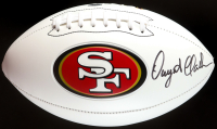 Dwight Clark Signed 49ers Logo Football (GTSM) at PristineAuction.com