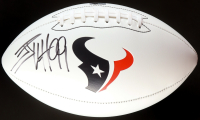 JJ Watt Signed Texans Logo Football (Watt) at PristineAuction.com