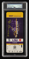 Ja'Marr Chase Signed 2019 LSU Tigers Game Ticket (PSA) at PristineAuction.com