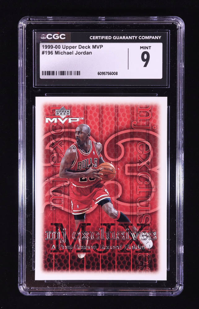 Michael Jordan 1999-00 Upper Deck MVP #196 (CGC 9) at PristineAuction.com Michael Jordan 1999-00 Upper Deck MVP #196 (CGC 9) at PristineAuction.com