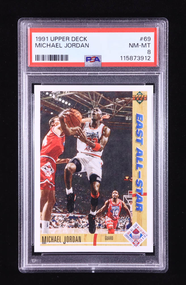 Michael Jordan 1991-92 Upper Deck #69 AS (PSA 8) at PristineAuction.com Michael Jordan 1991-92 Upper Deck #69 AS (PSA 8) at PristineAuction.com