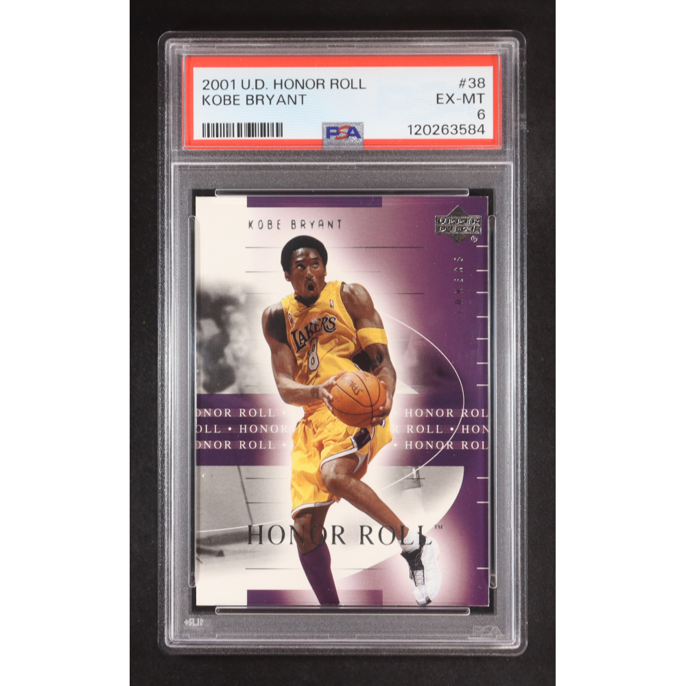 Kobe Bryant 2001 Upper Deck Honor Roll #38 (PSA 6) at PristineAuction.com
