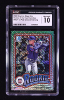 Pete Crow-Armstrong 2024 Bowman Chrome Mega Box Rookie of the Year Favorites #ROY13 RC (CGC 10) at PristineAuction.com