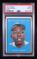 Hank Aaron 1961 Topps #484 MVP (PSA 4) at PristineAuction.com