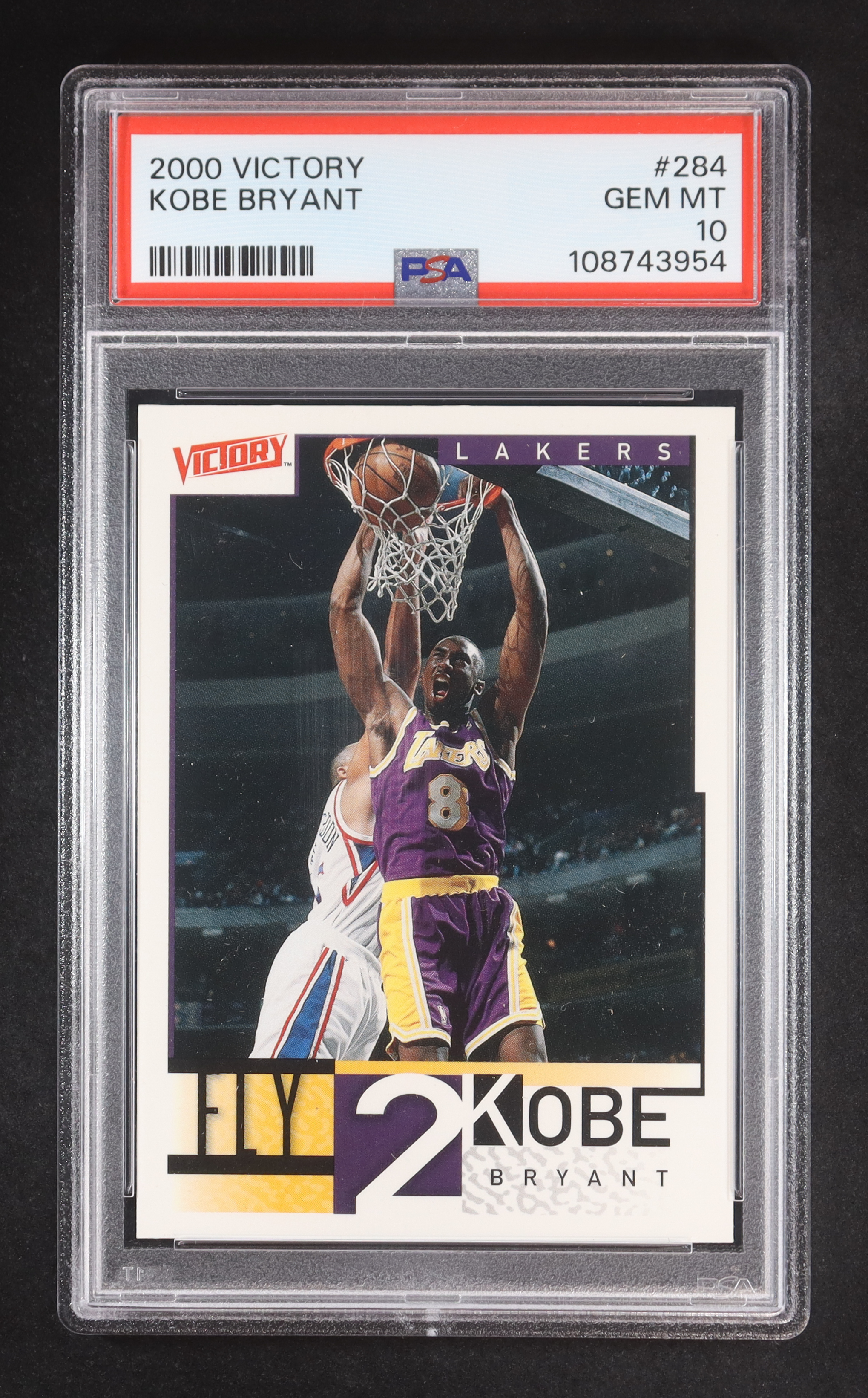 Kobe Bryant 2000 Victory #284 (PSA 10) at PristineAuction.com Kobe Bryant 2000 Victory #284 (PSA 10) at PristineAuction.com