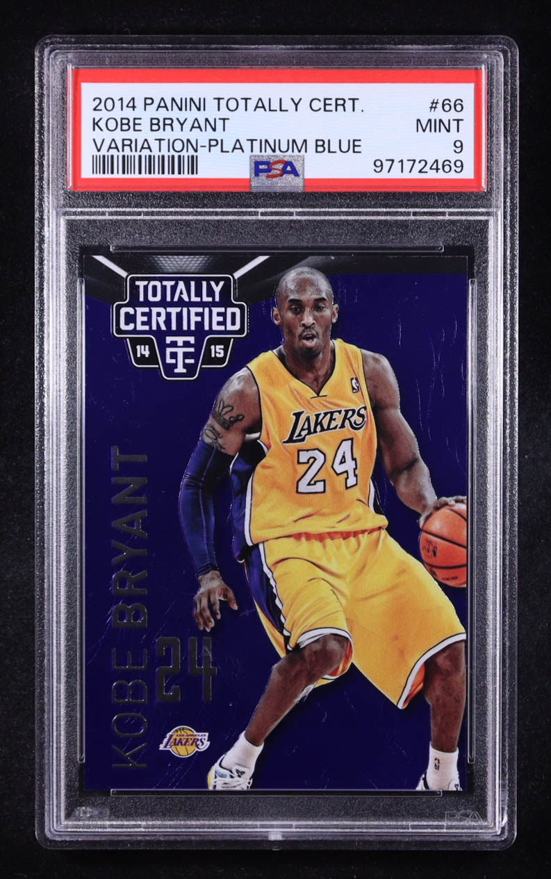 Kobe Bryant 2014-15 Totally Certified Platinum Blue #66A #052/149 (PSA 9) at PristineAuction.com Kobe Bryant 2014-15 Totally Certified Platinum Blue #66A #052/149 (PSA 9) at PristineAuction.com