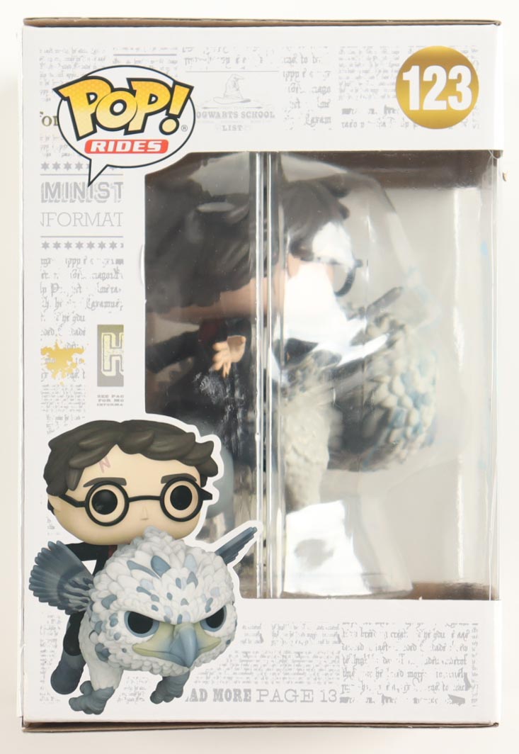 Daniel Radcliffe Signed "Wizarding World: Harry Potter" #123 Harry Potter & Buckbeak Funko Pop! Vinyl Figure (ACOA) at PristineAuction.com Daniel Radcliffe Signed "Wizarding World: Harry Potter" #123 Harry Potter & Buckbeak Funko Pop! Vinyl Figure (ACOA) at PristineAuction.com