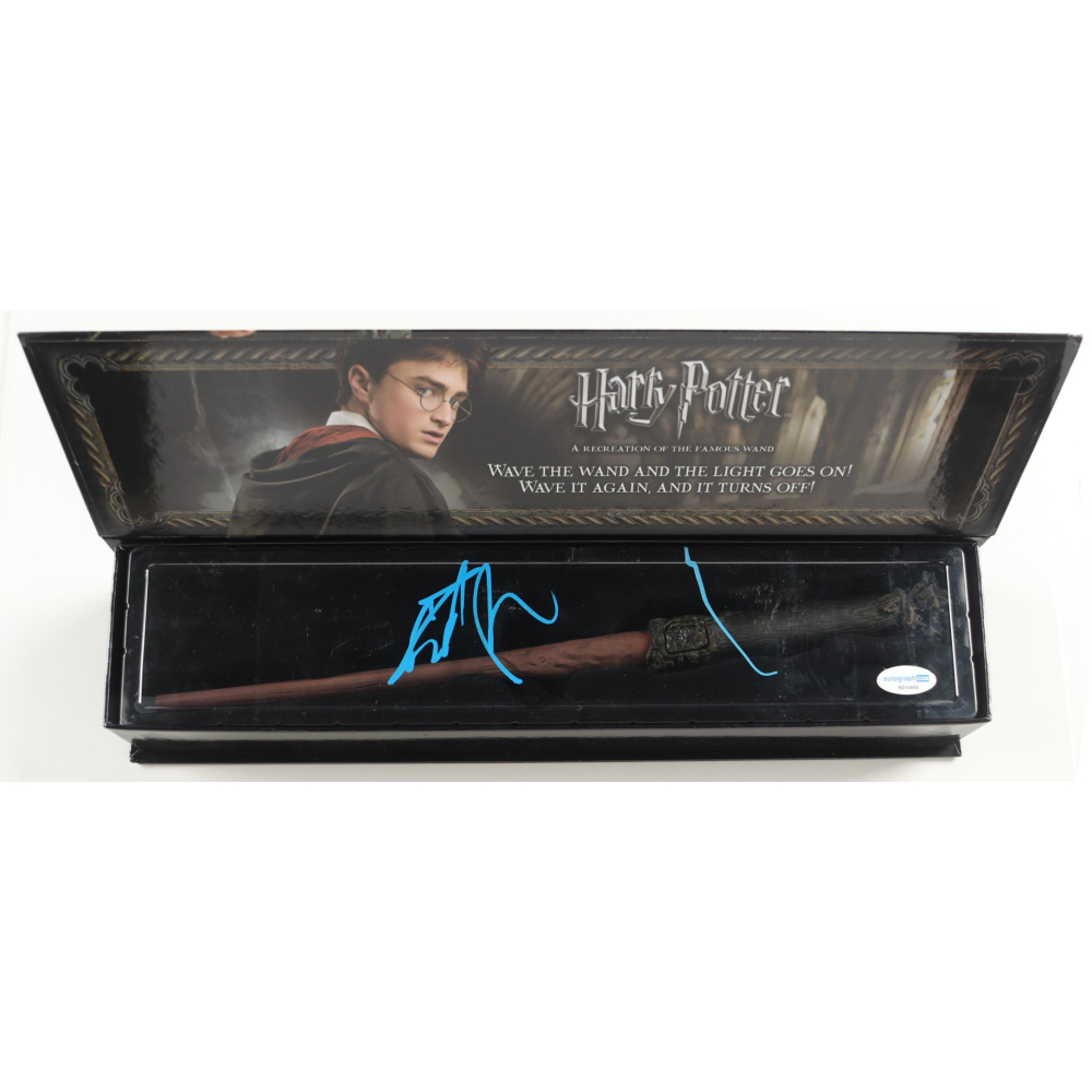 Daniel Radcliffe Signed "Harry Potter" Wand With Illuminating Tip In Original Box (AutographCOA) at PristineAuction.com