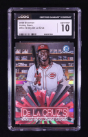 Elly De La Cruz 2025 Bowman Chrome Hobby Stars #HS15 (CGC 10) at PristineAuction.com