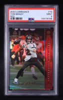 Tom Brady 2022 Panini Luminance Red #70 #04/25 (PSA 9) at PristineAuction.com
